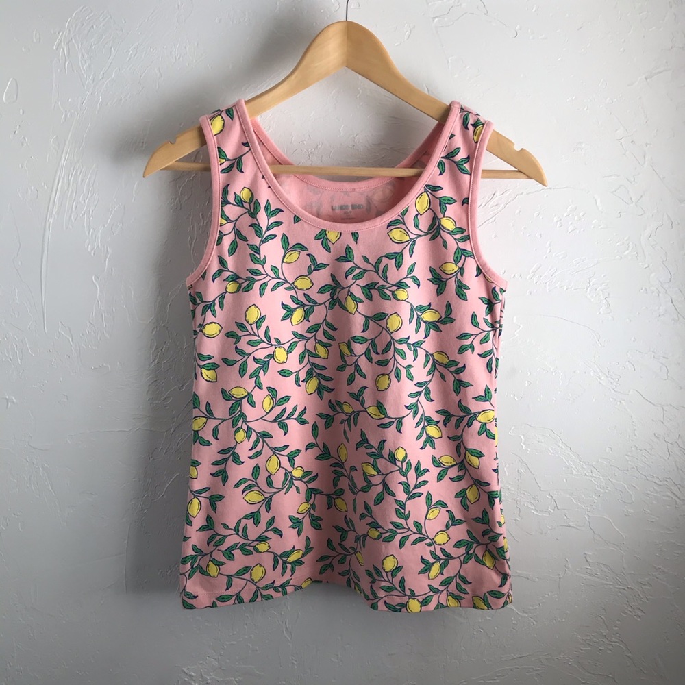 Lands’ End Lemon Cotton Tank Top